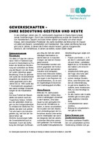 Gewerkschaften und ihre Bedeutung